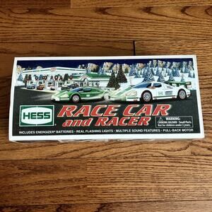 2009 Hess Race Car and Racer set Collector’s Toy NWT